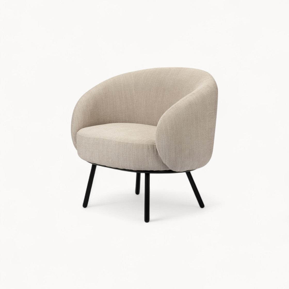 Loungefauteuil Solace uit Bouclé
