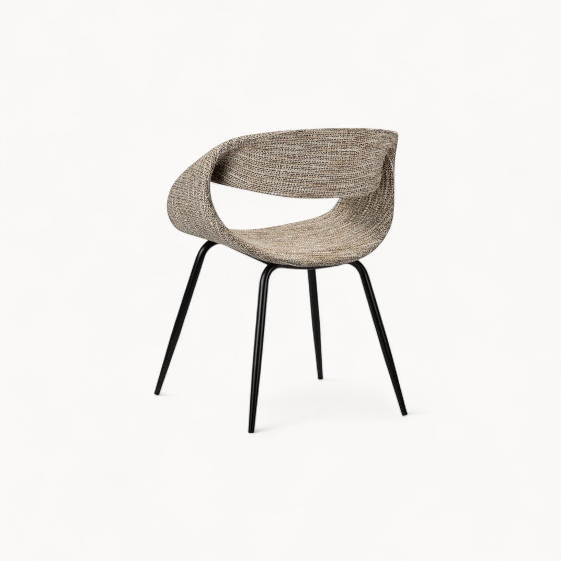Gestoffeerde stoelen Whale, 2 stuks