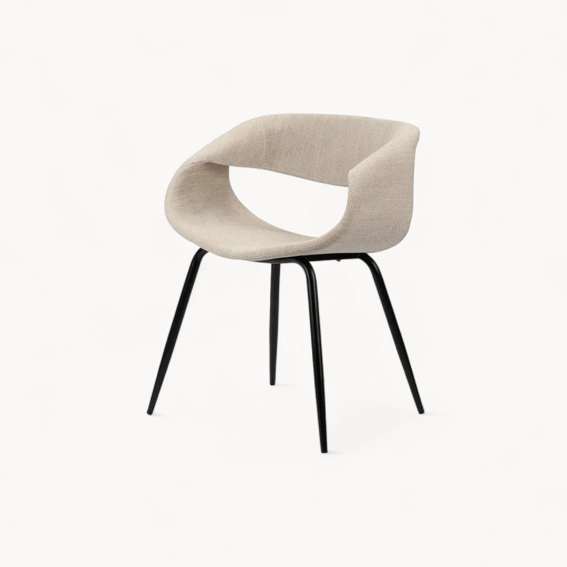 Gestoffeerde stoelen Whale, 2 stuks