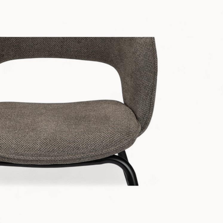 Gestoffeerde stoelen Halo, 2 stuks