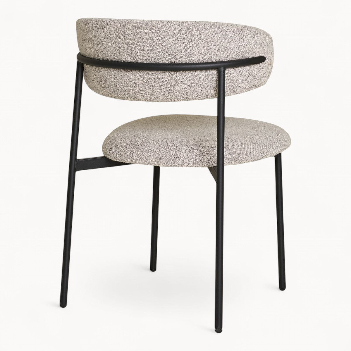 Bouclé stoelen Nord, 2 stuks