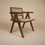 Fauteuil - Naturel - Teak / Rotan