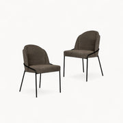 Gestoffeerde stoelen Fjord, 2 stuks