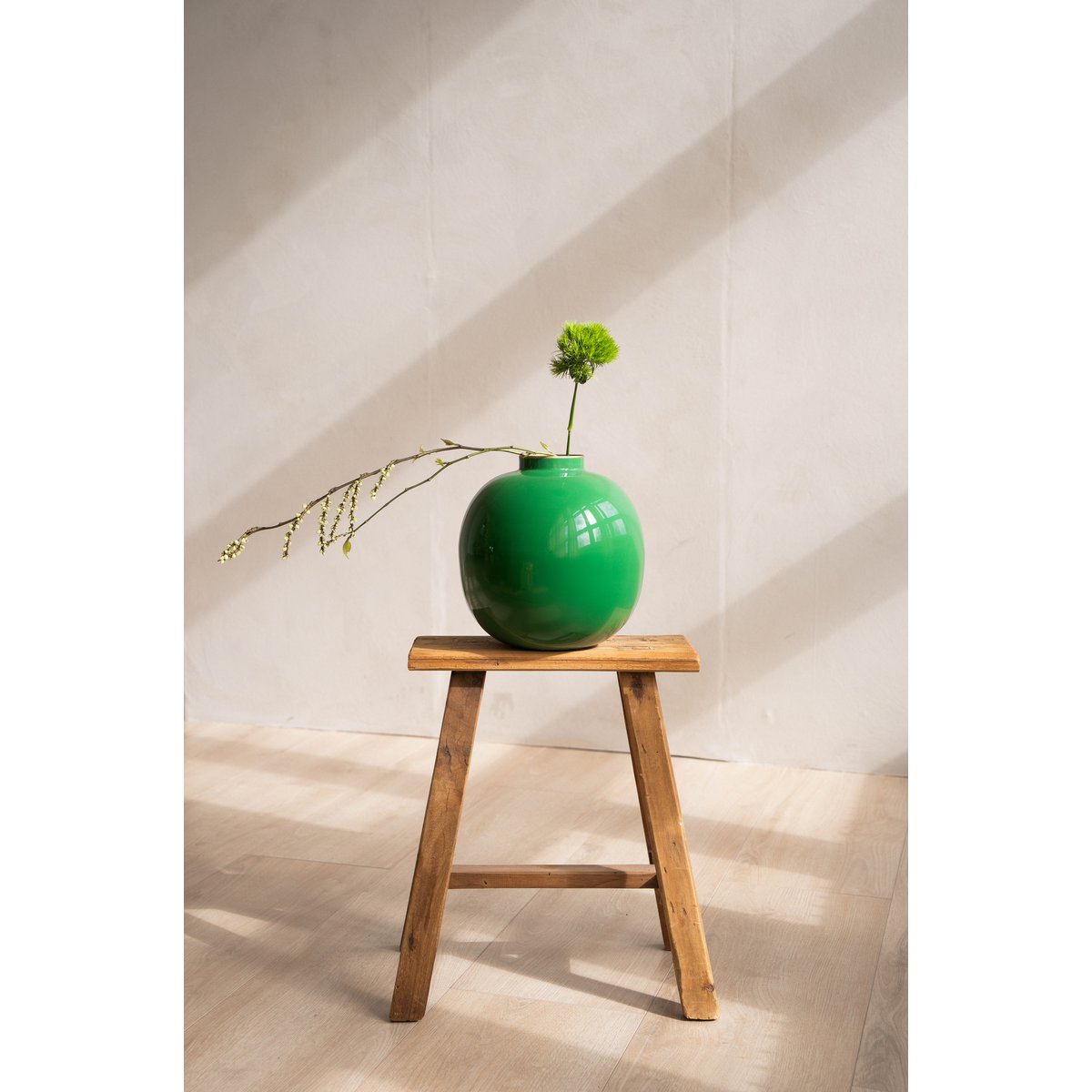 Vaas Metaal Groen 23cm