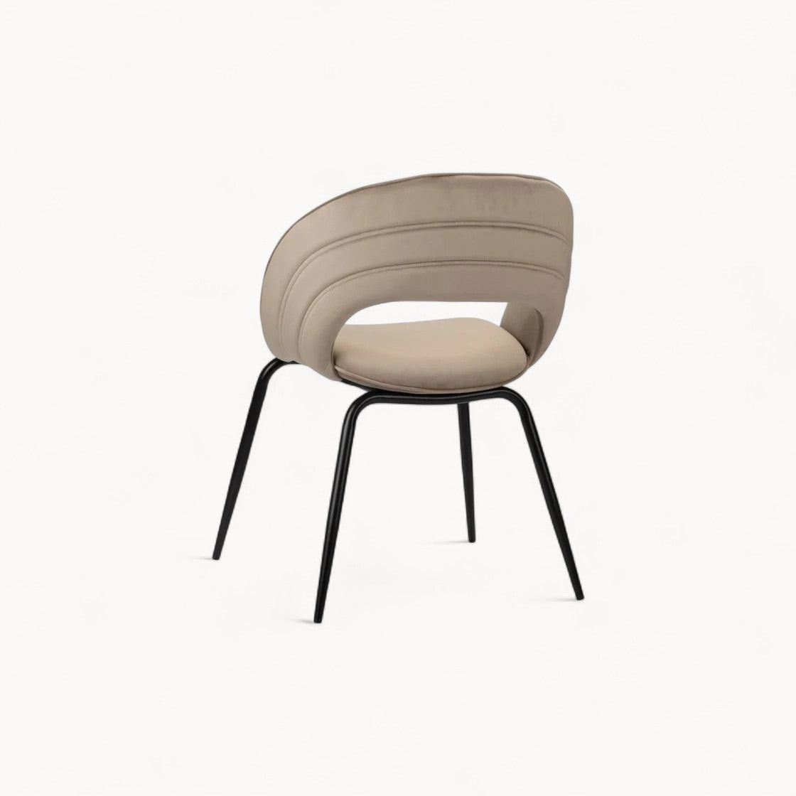 Gestoffeerde stoelen Halo, 2 stuks