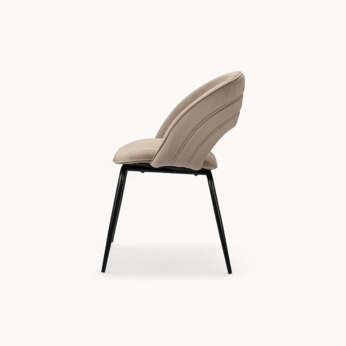Gestoffeerde stoelen Halo, 2 stuks