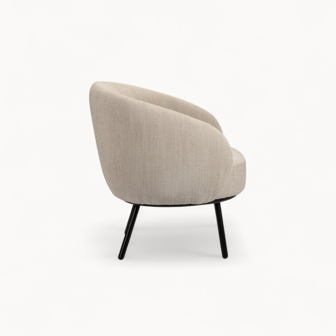 Loungefauteuil Solace uit Bouclé