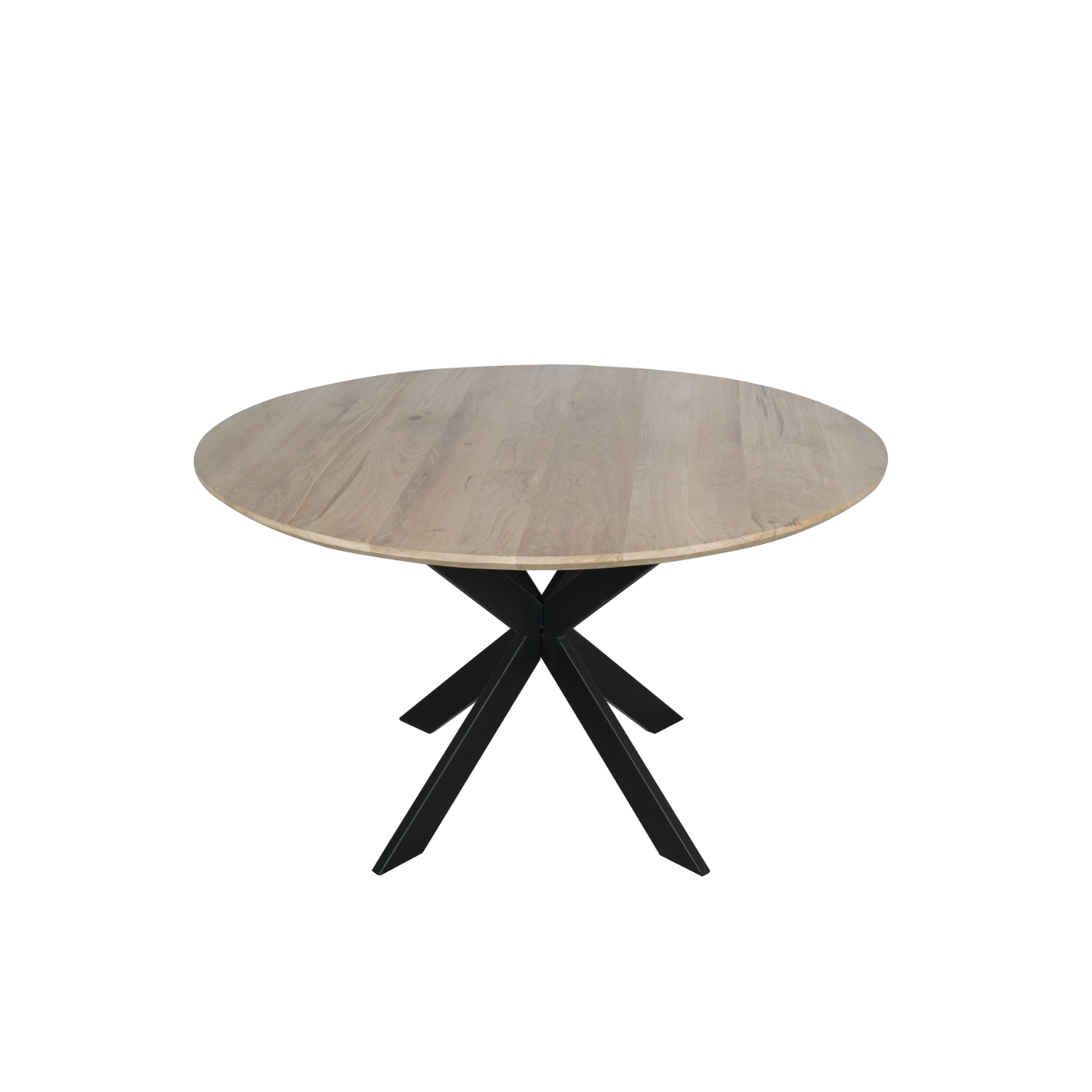 Eiken eettafel Ferris | Rond 130 cm | Naturel