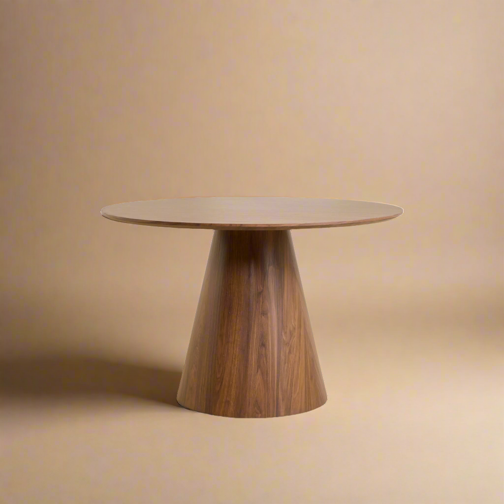 Ronde eettafel Varenna in walnoot - 120cm