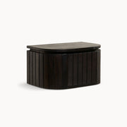 Mokka Nachtkastje – Donkerbruin Hangend