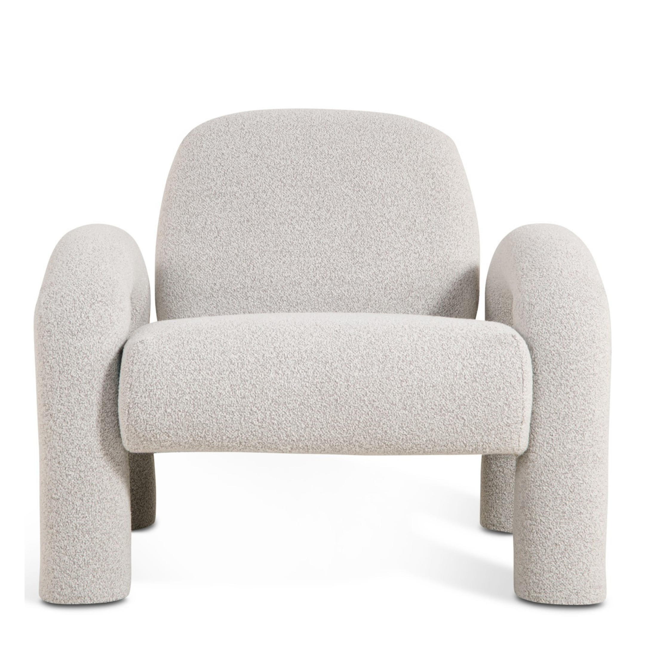 Fauteuil Phiel - Bouclé Naturel