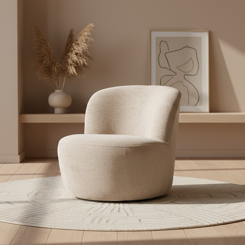 Fauteuil Jules van stof