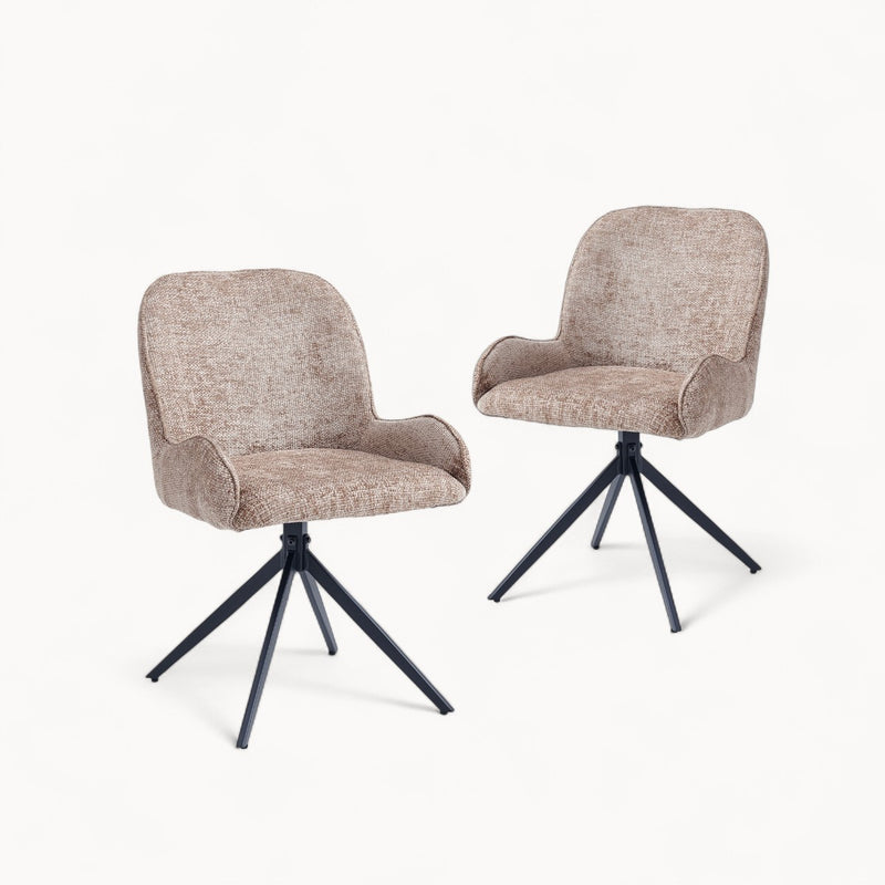 Eetkamerstoel Mila, 2 stuks-zoom-