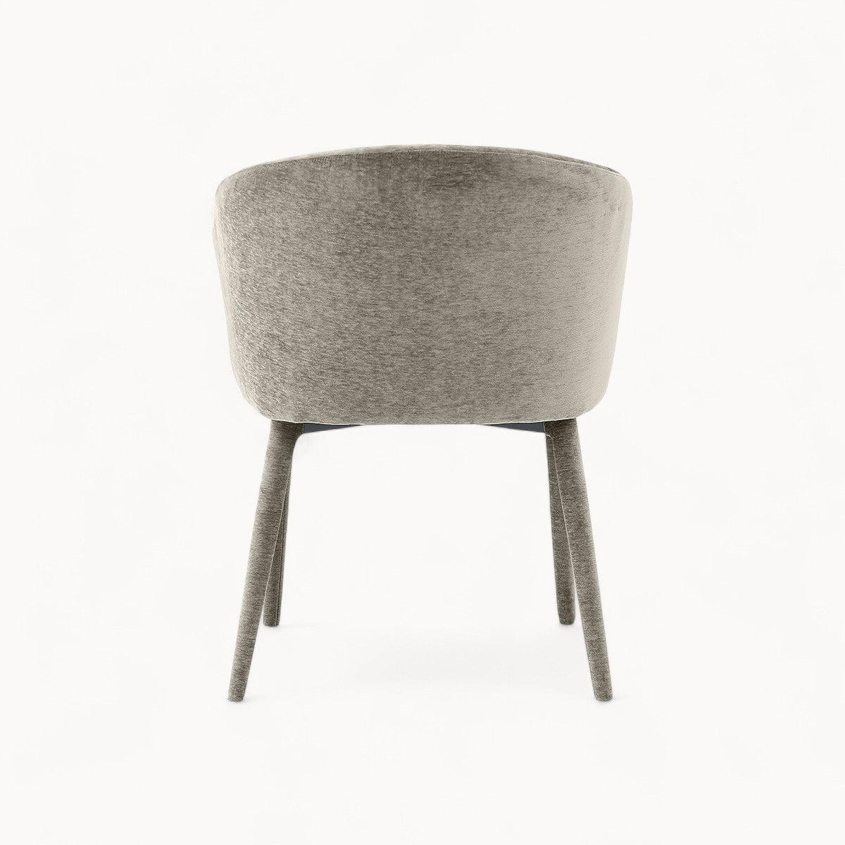 Eetkamerstoel Nova in Stof Bruin, 2 stuks