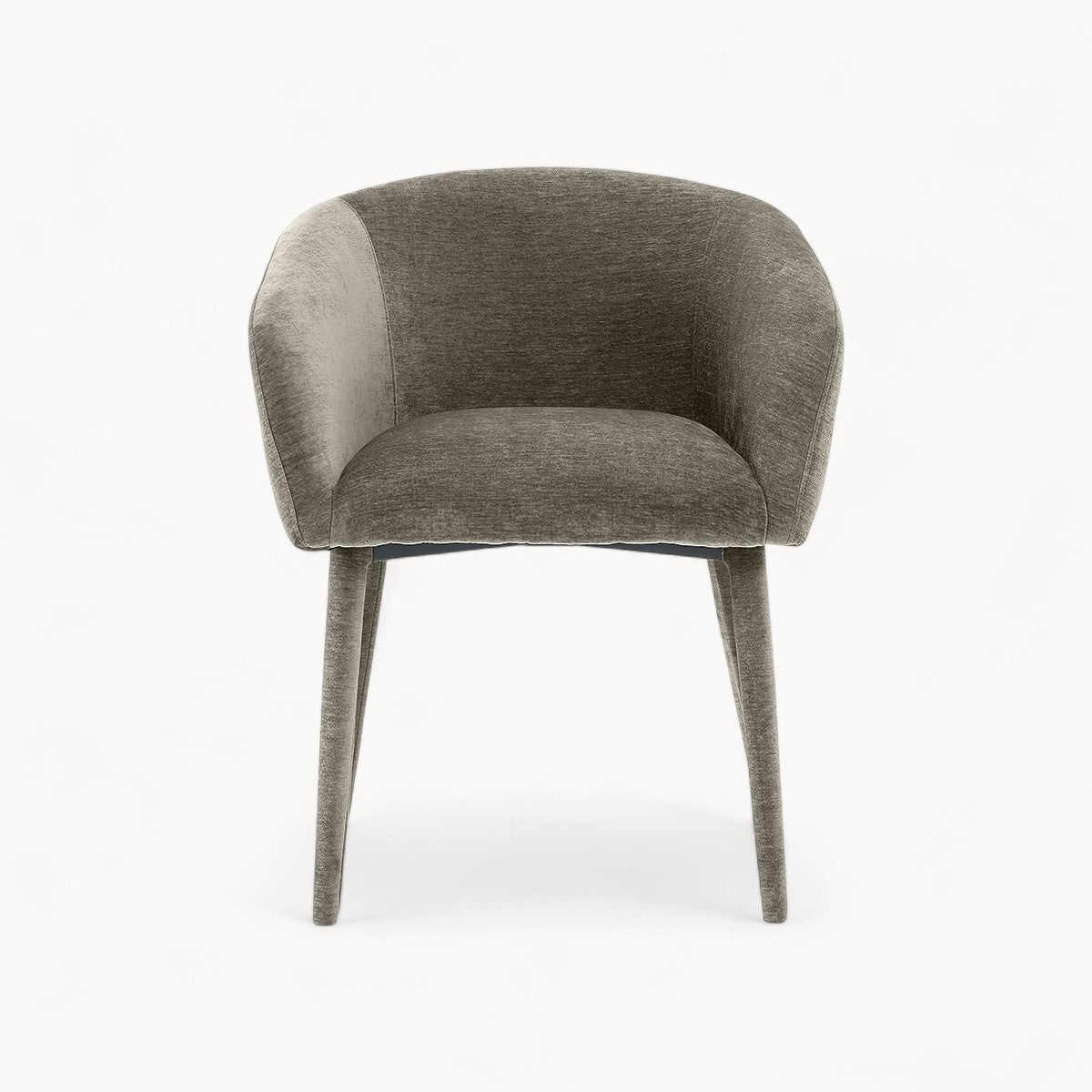 Eetkamerstoel Nova in Stof Bruin, 2 stuks