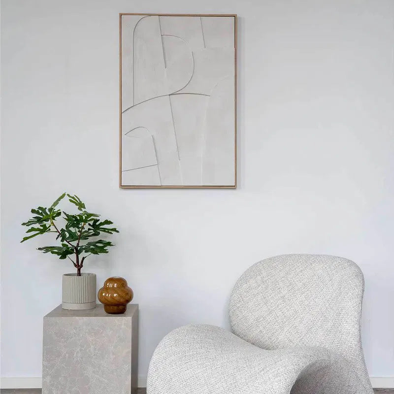 Lina reliëf wanddecoratie
