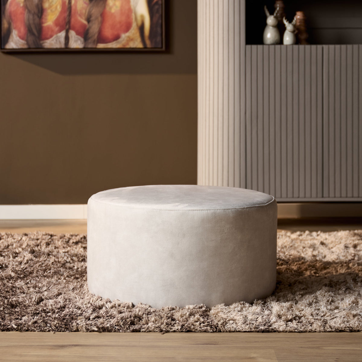 Poef Zabu Crème 60 centimeter