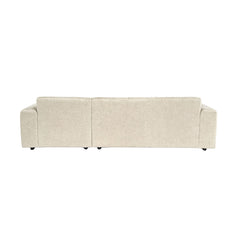 Aika MySofa Nagi Loungebank Beige, detail van de bekleding