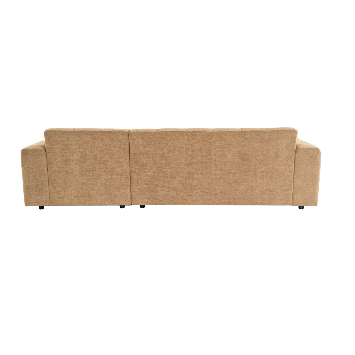 Aika MySofa Nagi Loungebank Camel, 2,5 zits links + lounge rechts, zijaanzicht