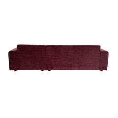 Aika MySofa Nagi Loungebank paars, detail van de bekleding