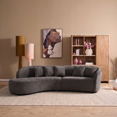 MySofa Sora Hoekbank Grijs Lounge links