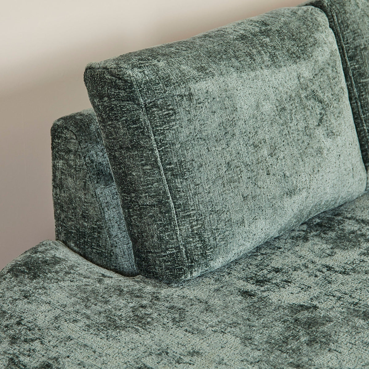 SPIEGELEN — Hoekbank Hana Groen, divan rechts detail