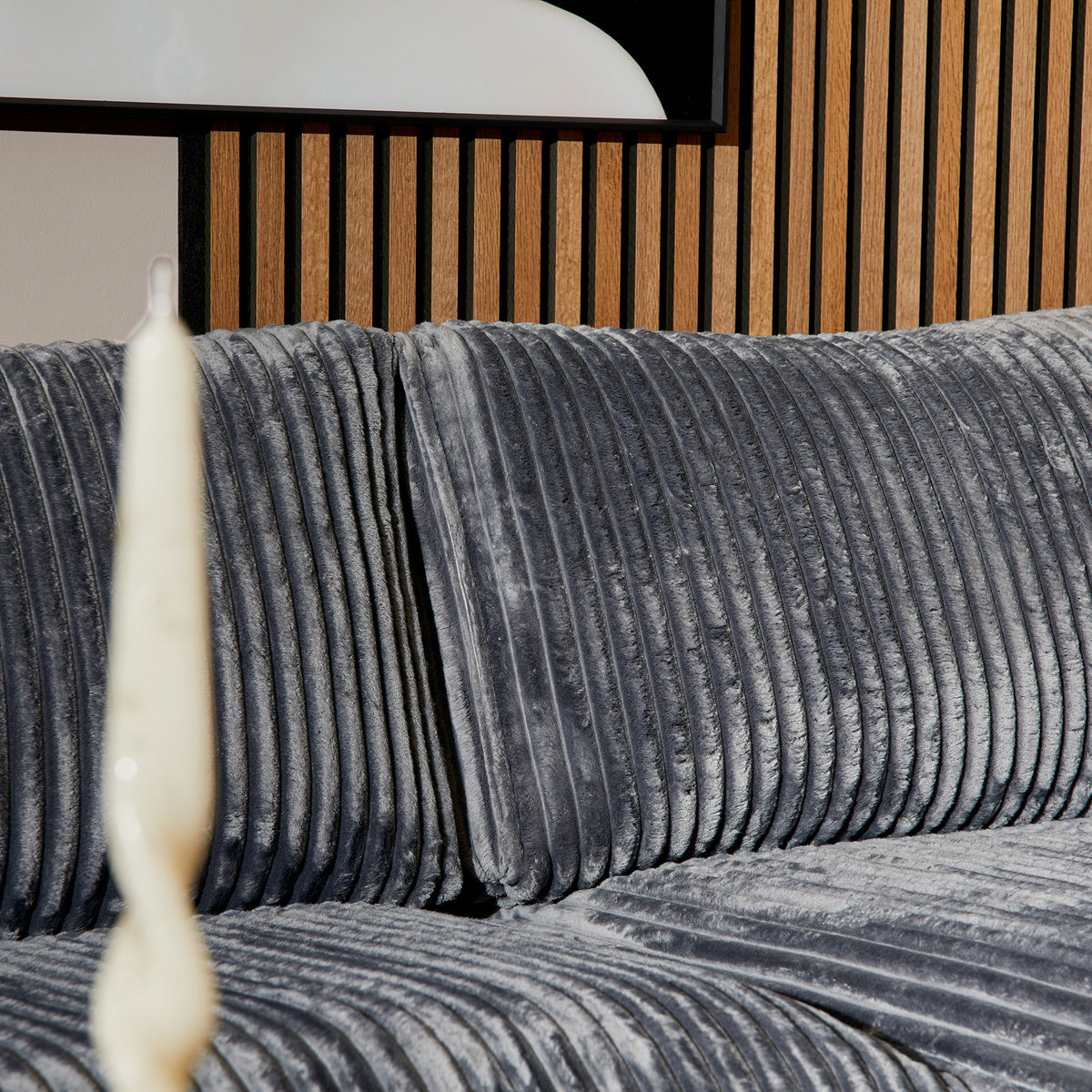 Aika MySofa Yuki Hoekbank Antraciet divan rechts, zijaanzicht