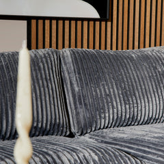 Aika MySofa Yuki Hoekbank Antraciet divan rechts, zijaanzicht