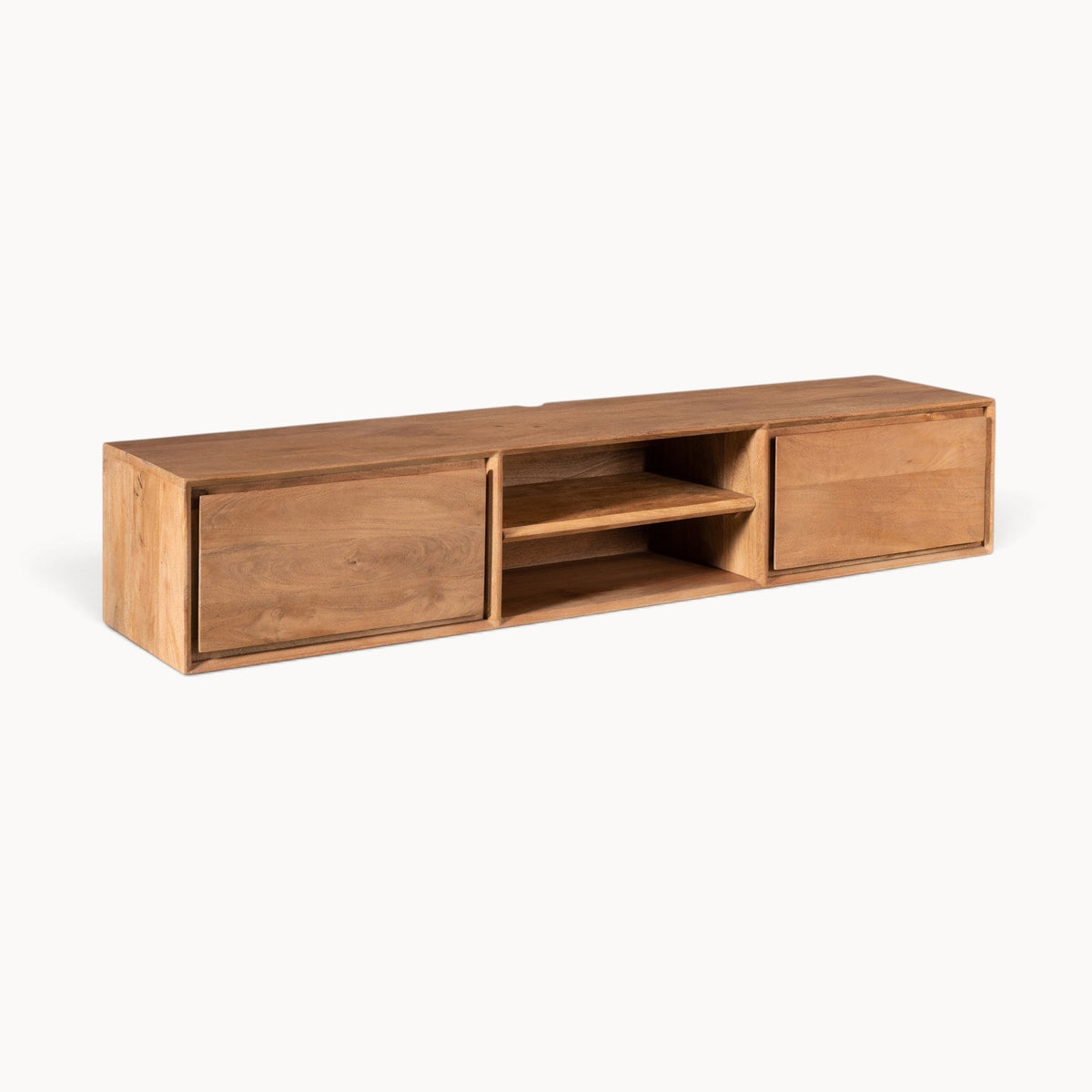 Zwevend tv meubel Luwte 160 cm Naturel