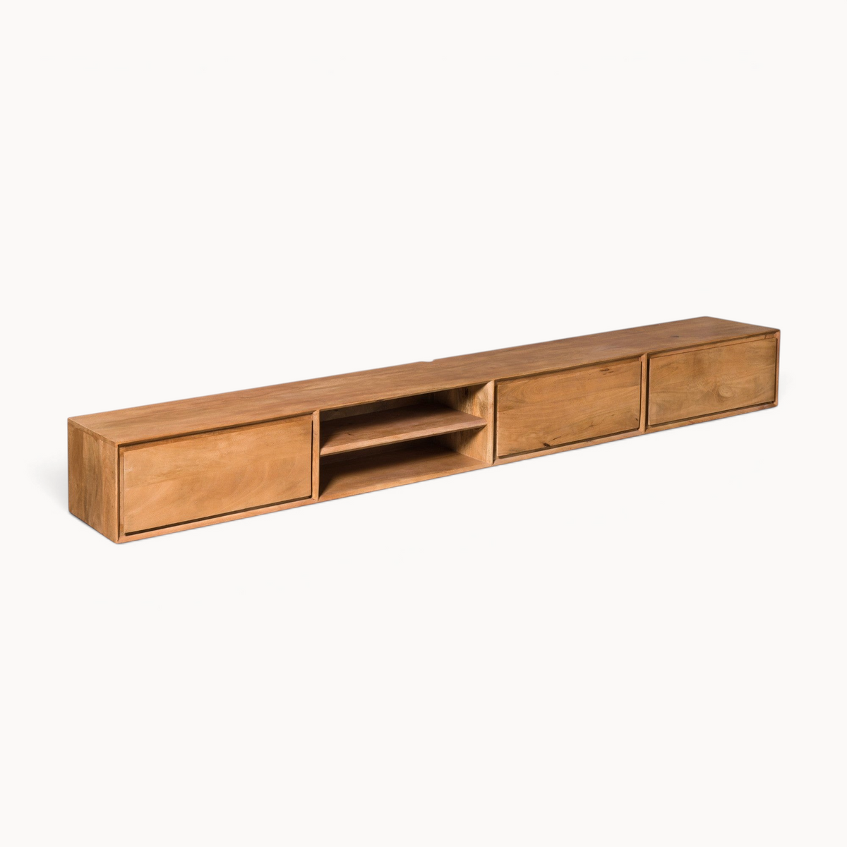 Zwevend tv meubel Luwte 240 cm Naturel
