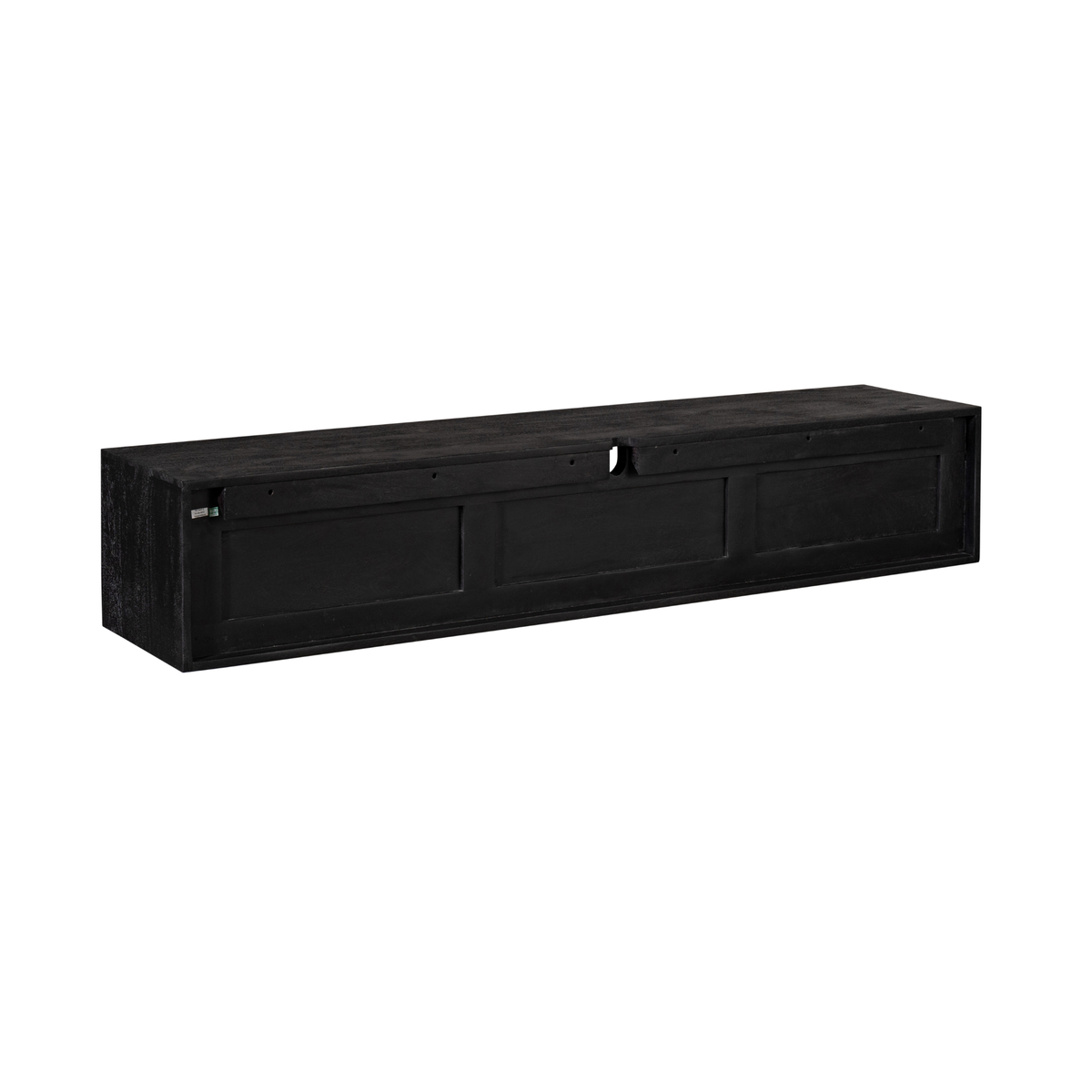 Zwevend tv meubel Luwte Zwart 160 cm