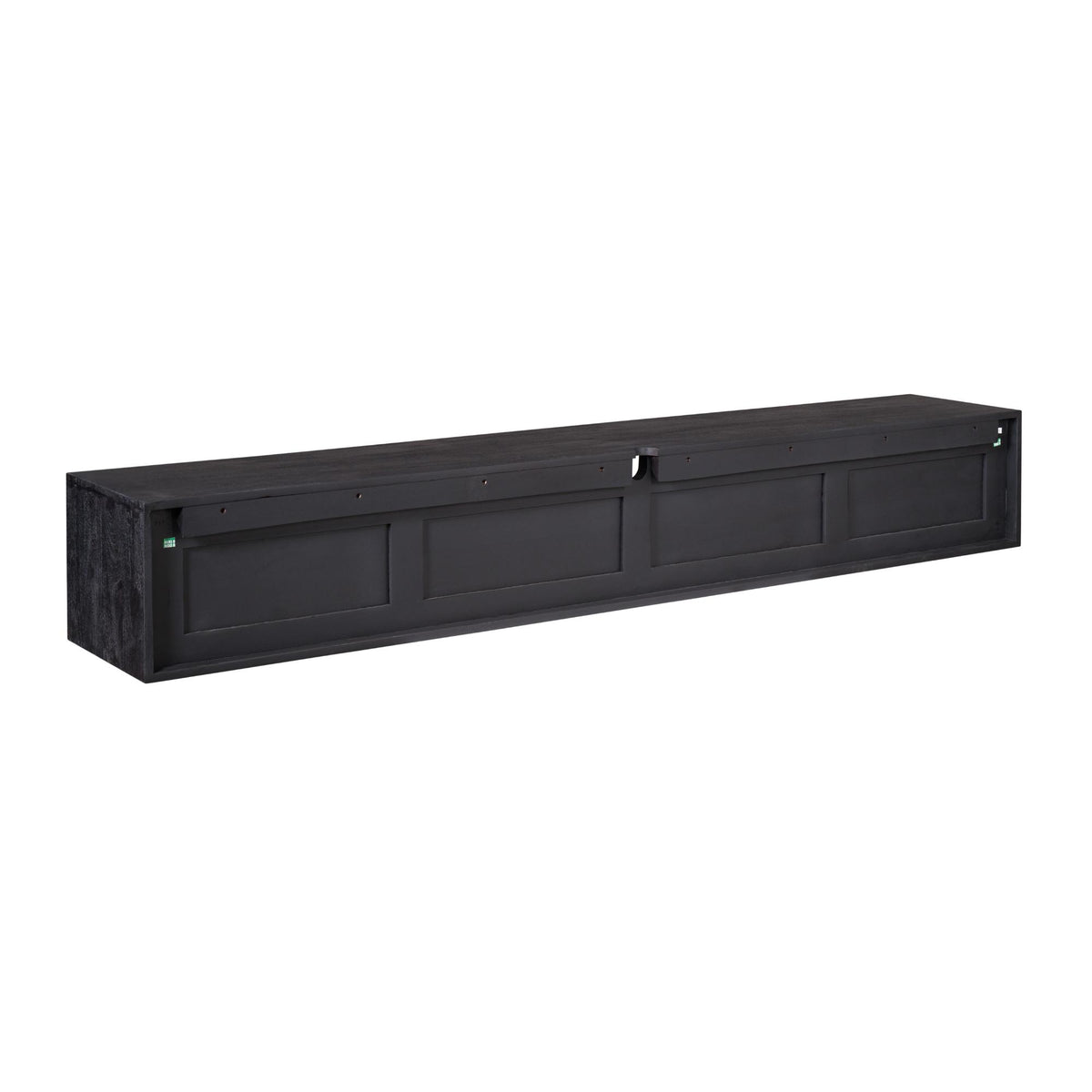 Zwevend tv meubel Luwte Zwart 200 cm
