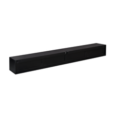 Zwevend tv meubel Luwte Zwart 240 cm