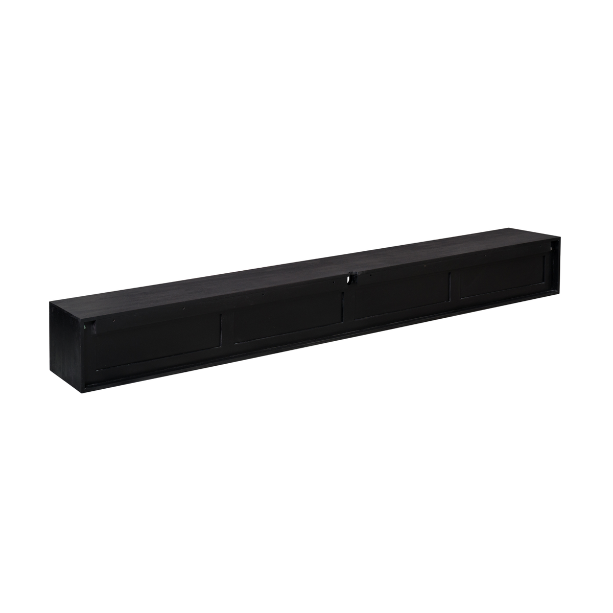Zwevend tv meubel Luwte Zwart 240 cm