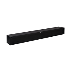 Zwevend tv meubel Luwte Zwart 280 cm
