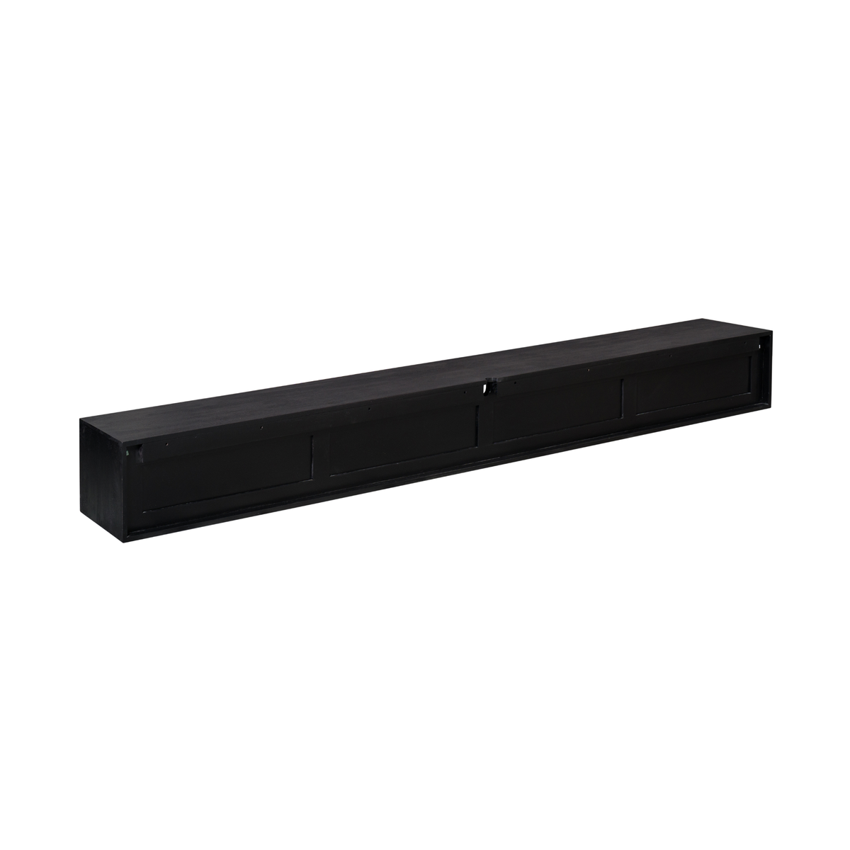 Zwevend tv meubel Luwte Zwart 280 cm
