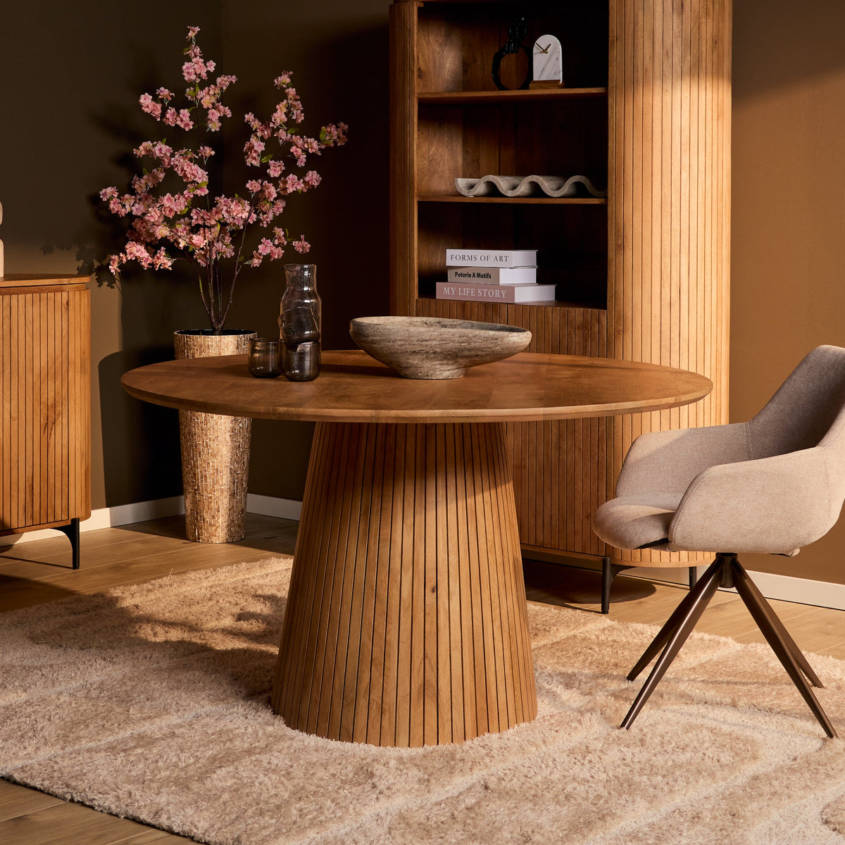 Ronde eettafel Tansu-zoom-4