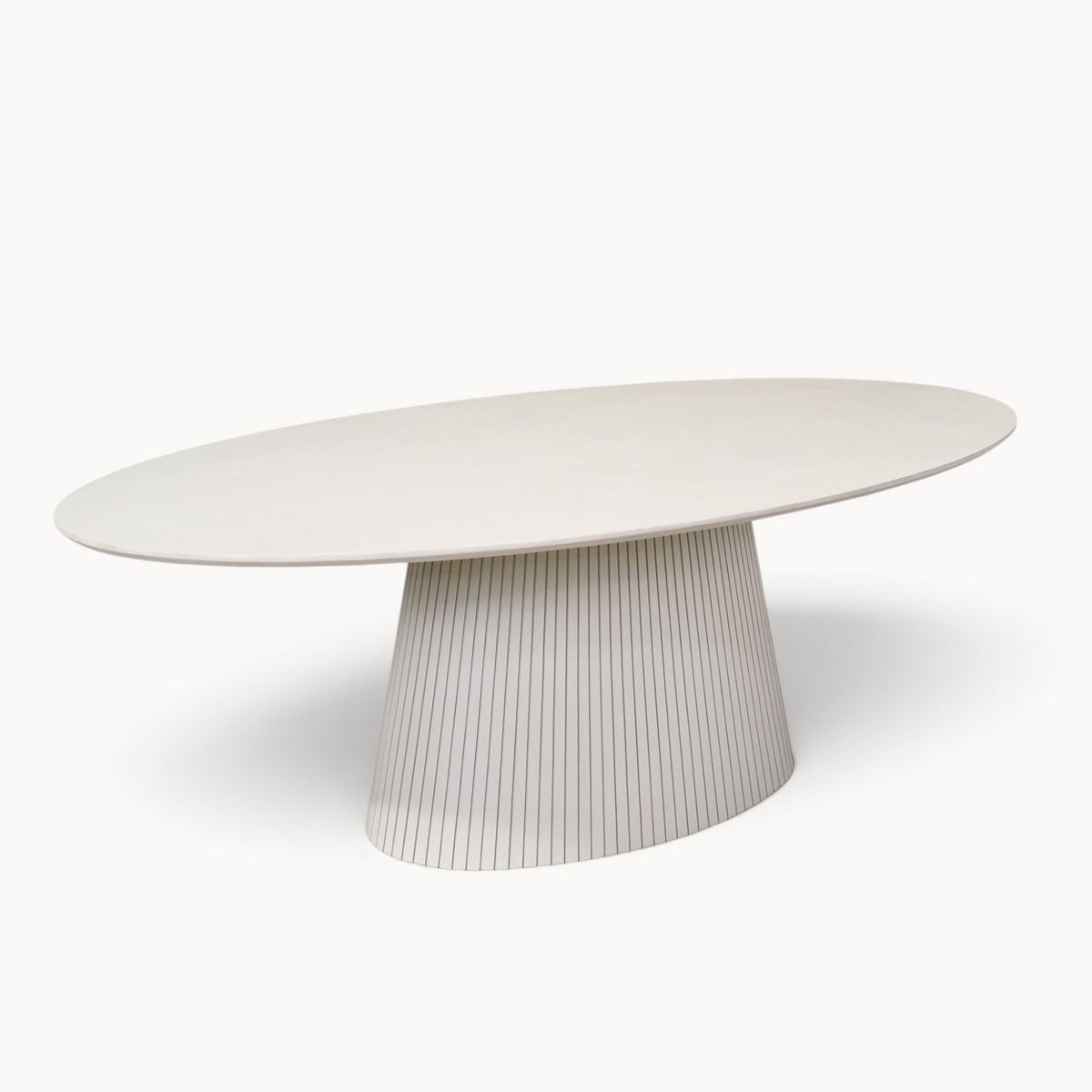 Ovale eettafel Tansu – Zand