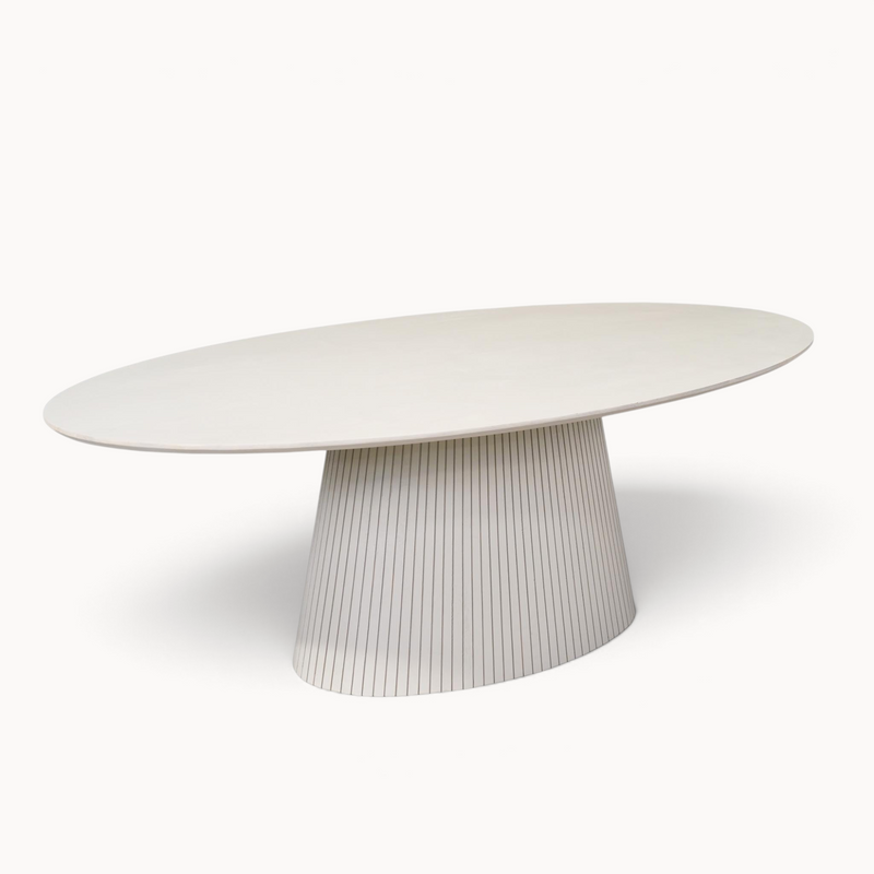 Ovale eettafel Tansu-zoom-