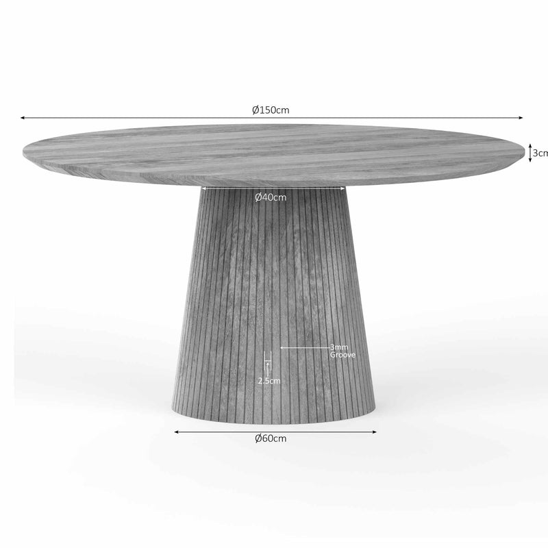 Ronde eettafel Tansu-zoom-