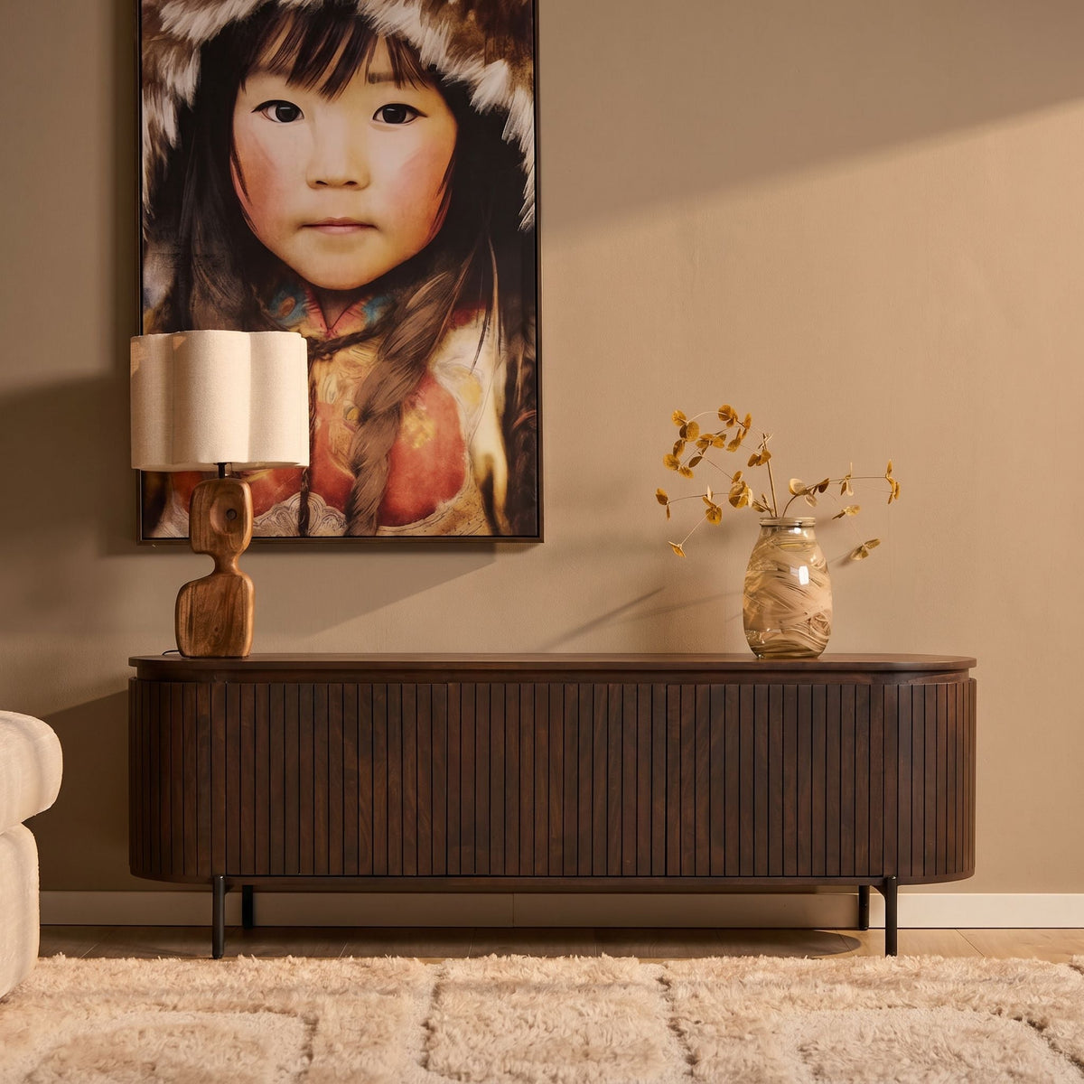 Tv meubel Tansu Bruin