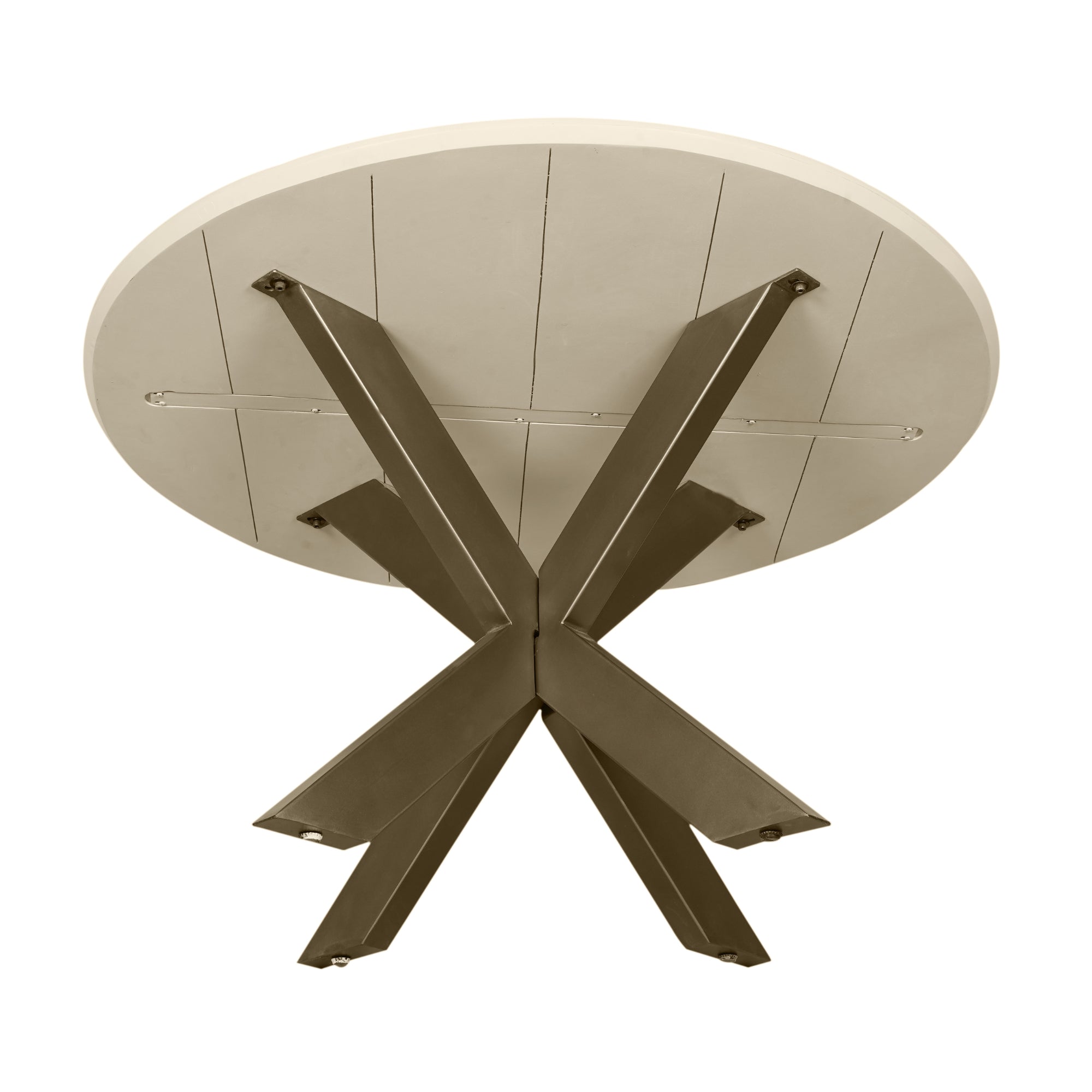 Ronde eettafel Lissaro van mangohout – 130 cm