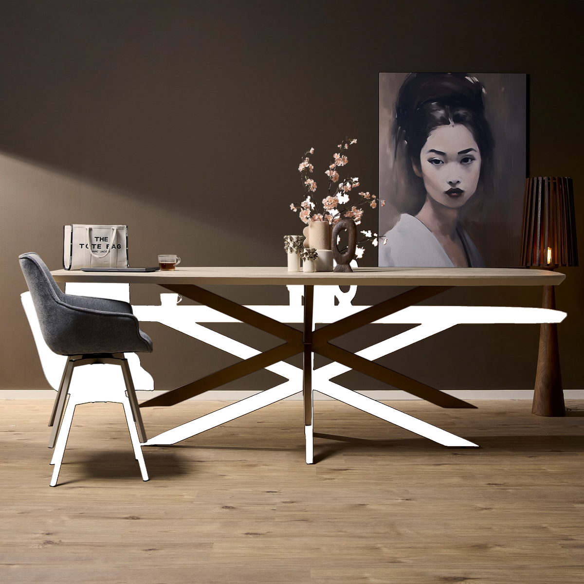 Eettafel Sova Ovaal 280 cm Zand