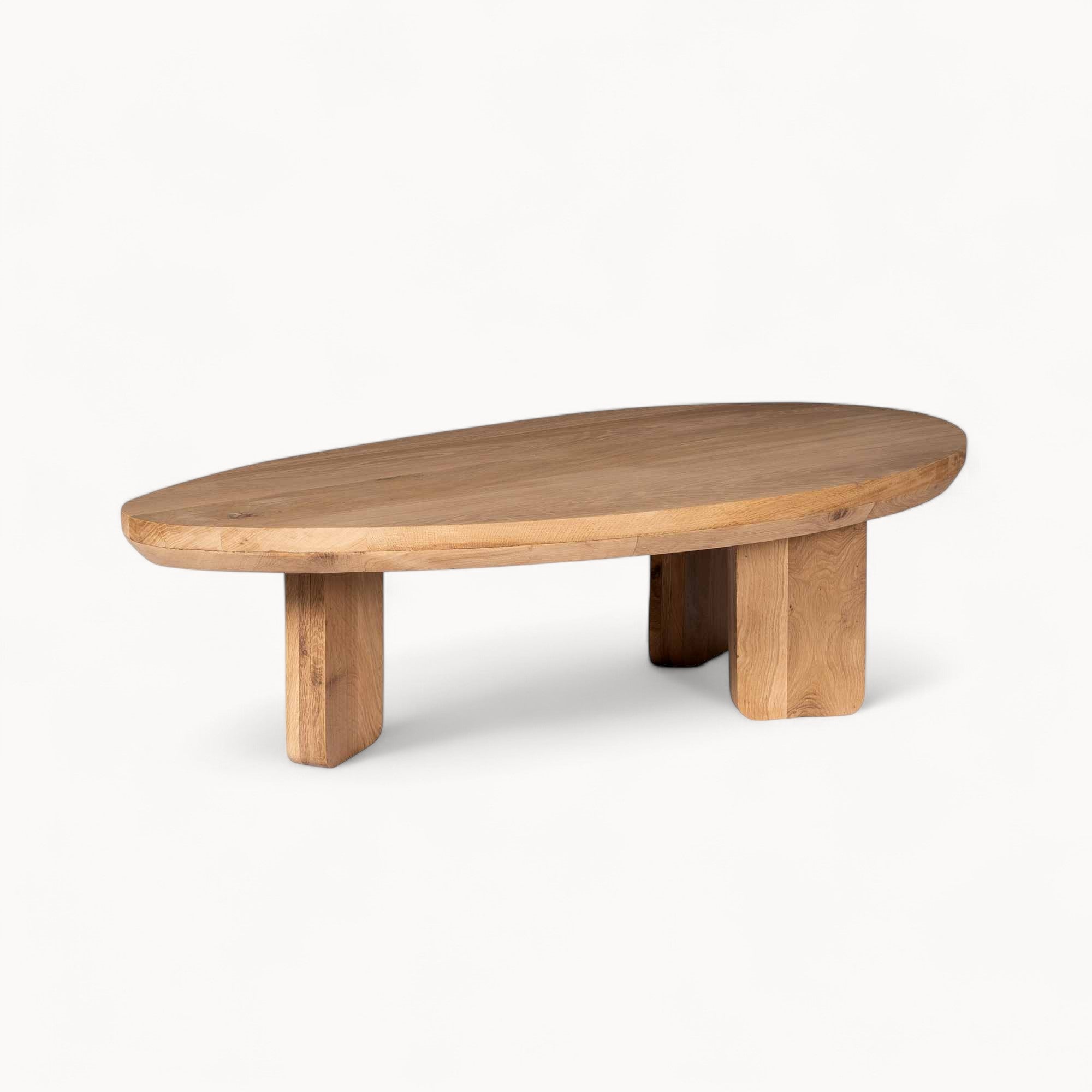 Salontafel Zillah | 130 cm | Naturel Eiken