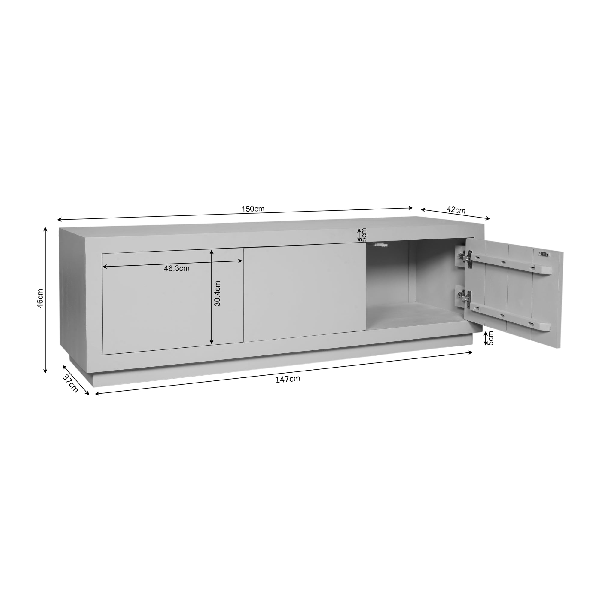 Tv meubel Essence Brown | 150 cm