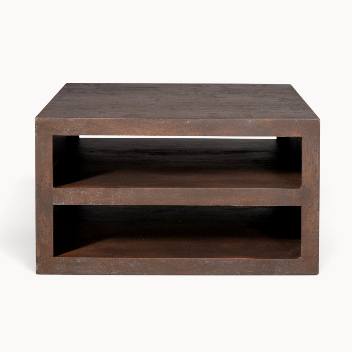 Vierkante salontafel Nerra Bruin