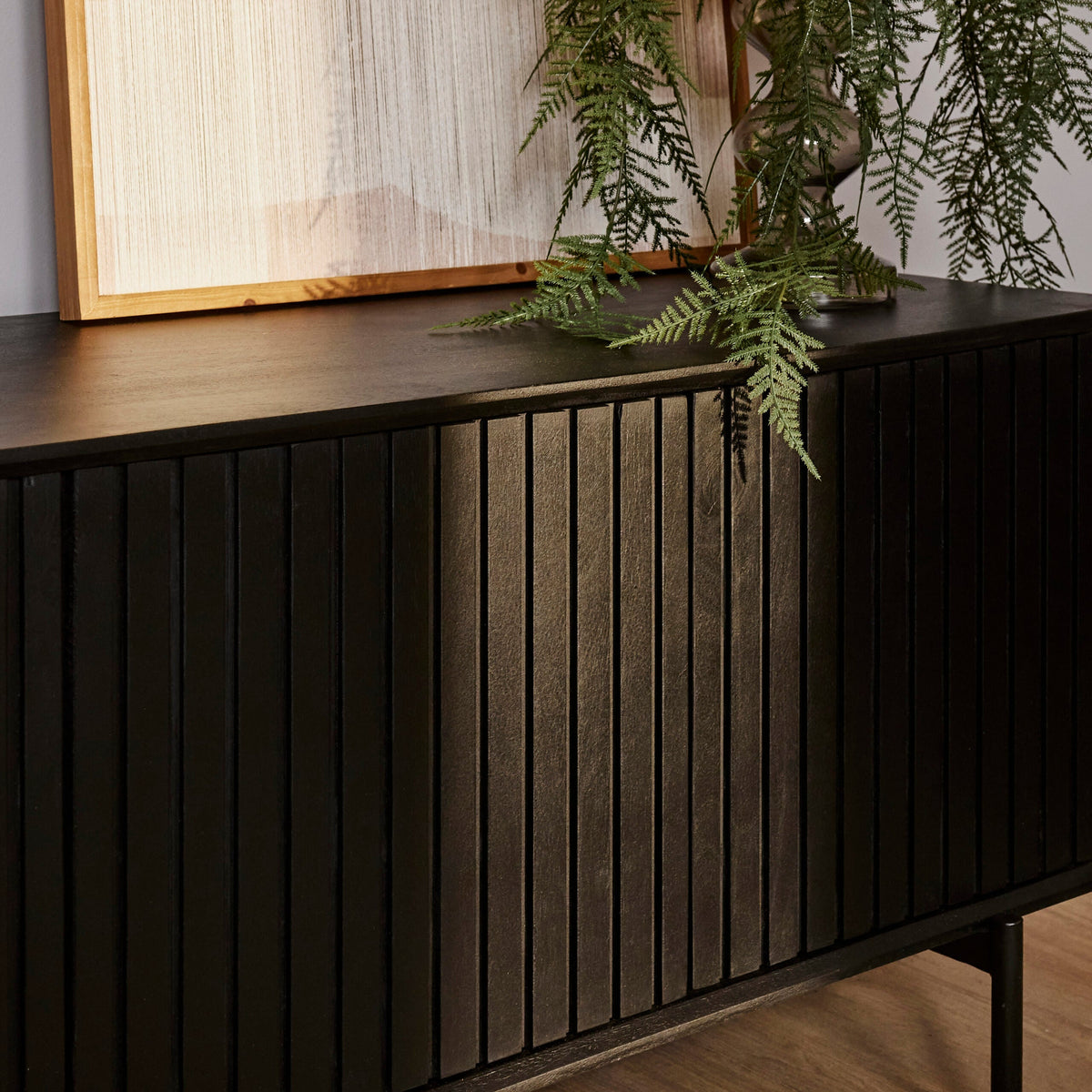 Tv meubel Sova 165 en 210 cm Zwart