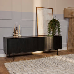 Tv meubel Sova 165 cm Zwart