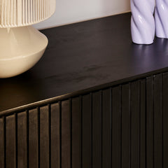 Dressoir Sova 165 cm Zwart