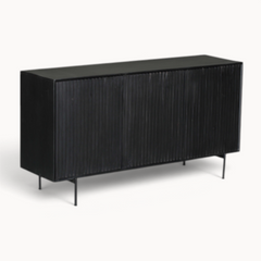 Dressoir Sova 165 cm Zwart